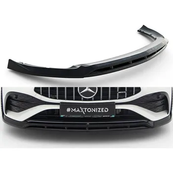 Karosérie Spojler pod nárazník lipa Mercedes-AMG CLA 35 Coupe / Shooting Brake C118 Facelift / X118 Facelift černý lesklý plast