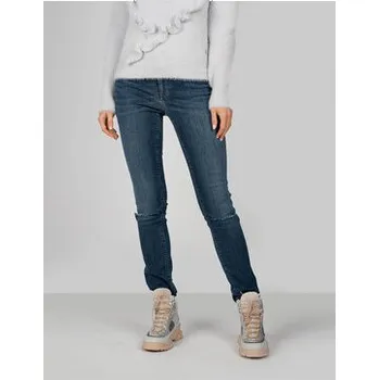 Pánská móda Trussardi Jeansy 56J00000 1T001531C005 Tmavomodrá Slim Fit 27