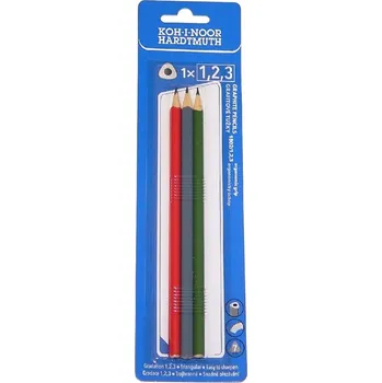 Grafitová tužka Koh-i-noor Sada trojhranných grafitových tužek
