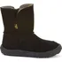 Dívčí kozačky Froddo Barefoot Tex Suede černé