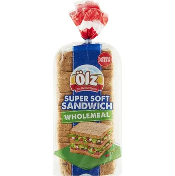 Trvanlivě pečivo Ölz Super soft sandwich celozrnný toustový chléb