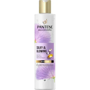 Vlasová kosmetika Pantene Silky & Glowing šampon pro suché vlasy