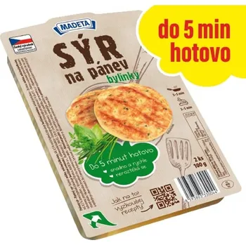 Madeta Sýr na pánev bylinky, 2ks