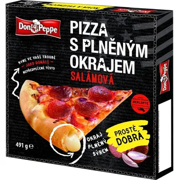 První čtění Don Peppe Salámová pizza s plněným okrajem