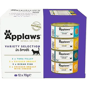 Krmivo pro kočku Applaws Cat Variety konzerva pro kočky supreme multipack (12×70 g)