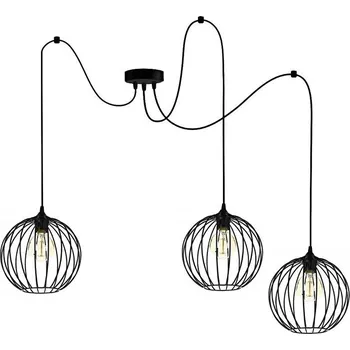 Lustr na lanku MATT 3xE27/60W/230V pavouk
