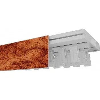 Garnýž Garnýž stropní kolejnice OM Extra trojřadá africký kořen