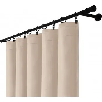 Nábytkové kování Velurový závěs na řasící pásce barva Béžová