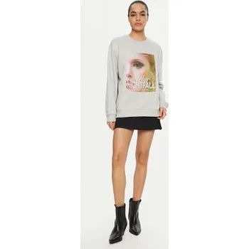 Dámská mikina HUGO Mikina Classic 50534260 Šedá Oversize XS