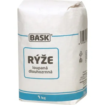 Rýže BASK rýže loupaná dlouhozrnná