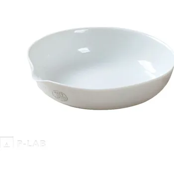 Miska žíhací porcelánová nízká s výlevkou (Objem (ml): 110, Průměr (mm): 100, Výška (mm): 25, Balení (ks): 1)