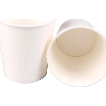 Jednorázové nádobí Niteola Papírové kelímky bílé 200 ml