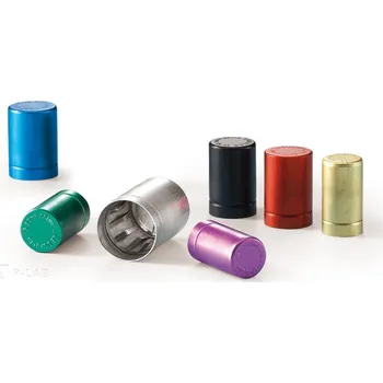 Uzávěr hliníkový LABOCAP (Pro vnější průměr hrdla nádoby (mm): 12 - 13, Barva: žlutá, Balení (ks): 100)