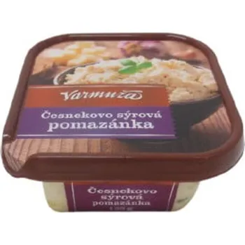 Rostlinná pomazánka Varmuža Česnekovo-sýrová pomazánka