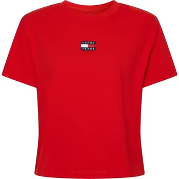 Dámské tričko Tričko Tommy Jeans DEEP CRIMSN XNL 1060189 8 (XS)