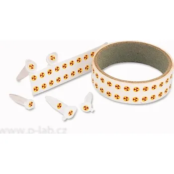 Příslušenství ke svářečce Štítek RADIOAKTIVITA (Průměr (mm): 6, Pro mikrozkumavky (ml): 0,2, Balení: 1 rolička)