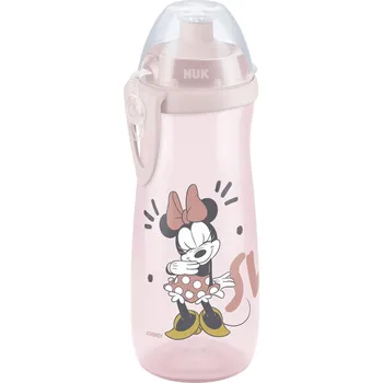 Nuk FC Sports Cup Disney Minnie láhev 450 ml, růžová