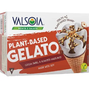 Pleťový krém Valsoia Plant-based zmrzlinové kornouty multipack (4×120 ml)