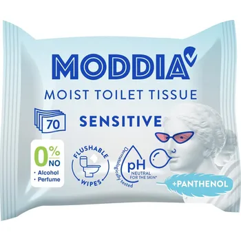 Toaletní papír Moddia Vlhčený toaletní papír sensitive