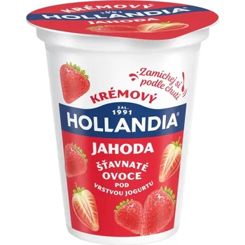 Hollandia Krémový jogurt jahoda