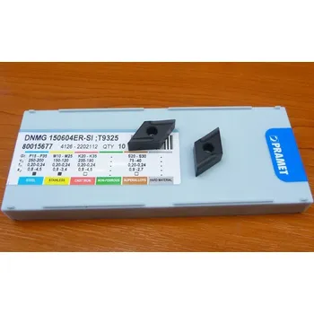 Soustruh Vyměnitelná břitová destička DNMG 150604ER-SI ;T9325 , PRAMET 80015677