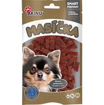 Pamlsek pro psa Akinu Masíčka králičí pásky pamlsek pro psy