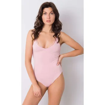 Body RUE PARIS Světle růžové dámské body Velikost: L