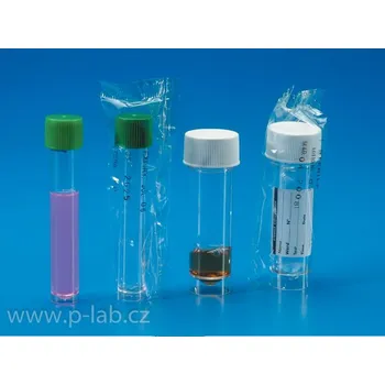 Zkumavka odběrová se šroubovacím víčkem | KARTELL (Objem (ml): 12, Sterilita: ne, Rozměry (mm): 15 × 102, Balení (ks): 1500)