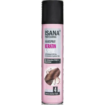 Stylingový přípravek ISANA Professional Keratin & Style lak na vlasy