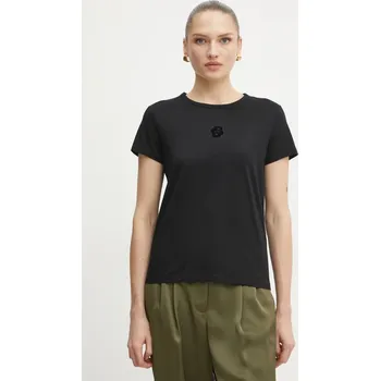 Bavlněné tričko BOSS černá barva, 50534800 99X, vel. S