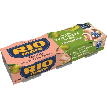konzervovaná ryba Rio Mare Tuňák v extra panenském olivovém oleji 3×65 g