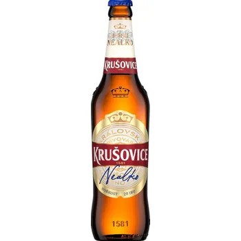 Pivo Krušovice Hořké Nealkoholické sklo