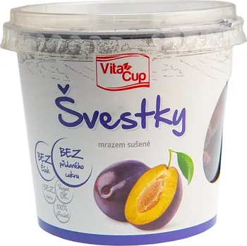 Sušené ovoce VitaCup Švestky mrazem sušené