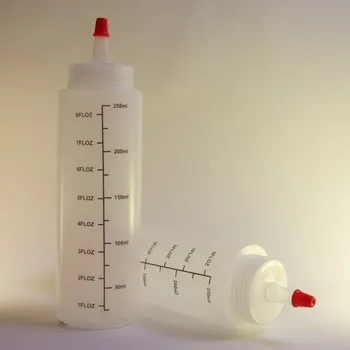 Flašky na léčbu včel pokapem kyseliny šťavelové s měřítkem (250 ml a 450 ml) Objem: 250 ml