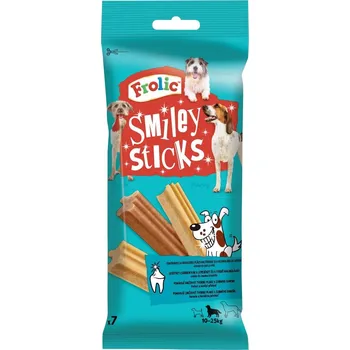 Pamlsek pro psa Frolic Smiley Sticks kuřecí a hovězí pamlsky pro psy