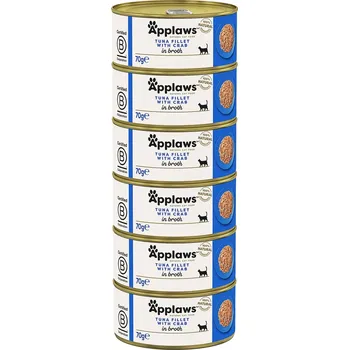 Krmivo pro kočku Applaws Cat konzerva tuňák s krabem pro kočky (6×70 g)