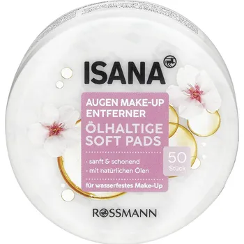 Odličovač ISANA Vlhčené odličovací tampony s olejem