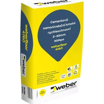 Stavební pojivo Směs samonivelační cement WeberFloor 4160 25 kg Weber