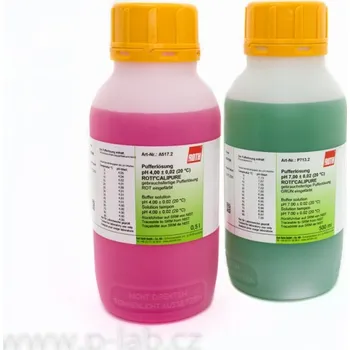 Bazénová chemie Připravený roztok pufru | CARL ROTH (Hodnota pH : 10,00 ±0,01 (20 °C), Barva: modrá, Balení: 1 l)