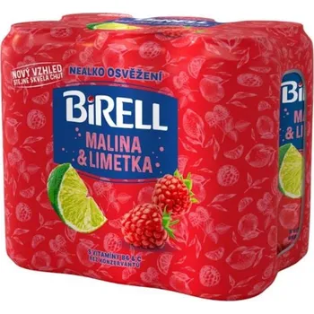 Pivo Birell Limetka & malina 6×0,5 l plech