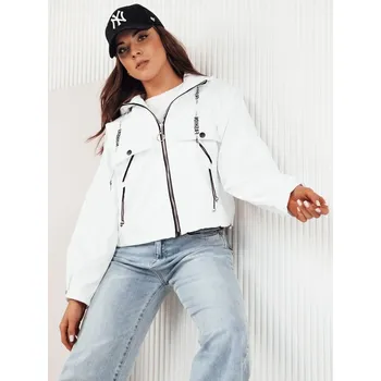 Dámská cargo bunda Dámská bunda DSTREET FERTI BÍLÁ L