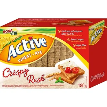 Trvanlivě pečivo Bonavita Active Křehký suchar pšenično-žitný