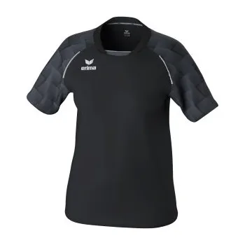 cyklistický dres ERIMA EVO STAR DRES, KRÁTKÝ RUKÁV - DÁMSKÝ - Černá, Šedá - velikost 42