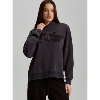 Dámská mikina Mikina s kapucí a potiskem - XS - House - černá - 094CB-99X