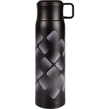 Termoska ALBI Černá termoláhev s hrnkem 500 ml