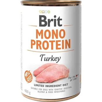 Pro psa Brit Mono protein Konzerva pro psy – krůtí