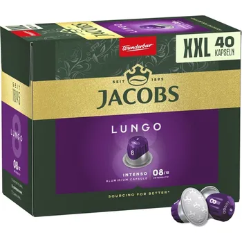 Jacobs Lungo kávové kapsle XXL balení