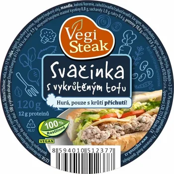 Vegi Steak Svačinka s vykrůtěným tofu
