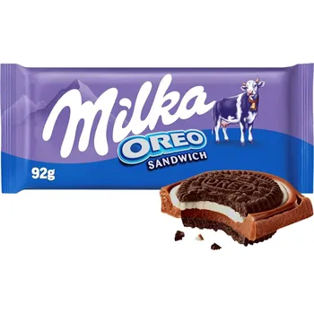 Cukrovinka Milka čokoláda OREO Sandwich mléčná čokoláda a sušenky