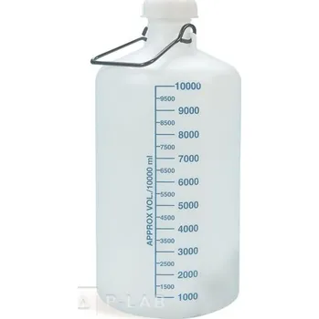 Láhev zásobní HDPE s držadlem | KAUTEX (Objem (ml): 60 000, Průměr láhve (mm): 346, Výška (mm): 823, Balení (ks): 1)